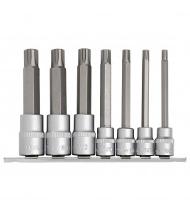 Draper Expert Ribe® Socket Bit Set, 3/8 & 1/2 Sq. Dr. (7 Piece)