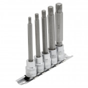 Draper Expert Spline Socket Bit Set, 3/8 Sq. Dr. (5 Piece)