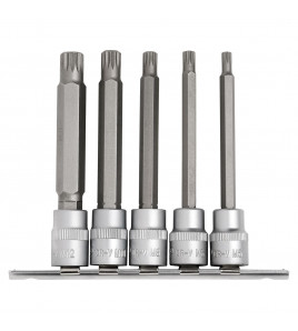 Draper Expert Spline Socket Bit Set, 3/8 Sq. Dr. (5 Piece)