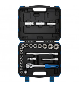 Draper HI-TORQ® Metric Socket Set, 1/2 Sq. Dr. (24 Piece)