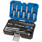 Metric Socket Set, 1/4 Sq. Dr. (30 Piece)