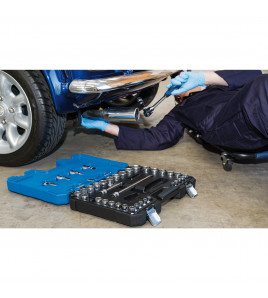 Draper Expert Combined MM/AF Socket Set, 1/2 Sq. Dr. (41 Piece)