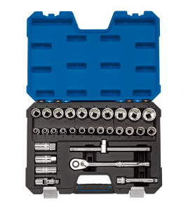 Draper Expert Metric Socket Set, 1/2 Sq. Dr. (30 Piece)