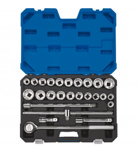 Draper Expert Combined MM/AF Socket Set, 3/4 Sq. Dr. (26 Piece)