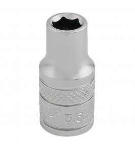 Draper Expert Socket, 1/4 Sq. Dr., 5.5mm