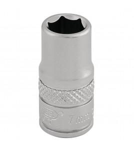 Draper Expert Socket, 1/4 Sq. Dr., 7mm