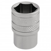 Socket, 1/4 Sq. Dr., 12mm