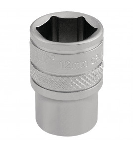 Draper Expert Socket, 1/4 Sq. Dr., 12mm