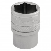 Socket, 1/4 Sq. Dr., 13mm