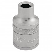 6 Point Metric Socket, 3/8 Sq. Dr., 6mm