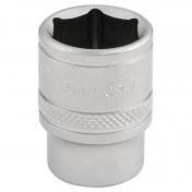 6 Point Metric Socket, 3/8 Sq. Dr., 15mm