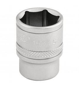 Draper Expert 6 Point Metric Socket, 3/8 Sq. Dr., 16mm