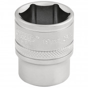 6 Point Metric Socket, 3/8 Sq. Dr., 19mm