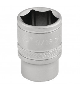 Draper Expert 6 Point Imperial Socket, 3/8 Sq. Dr., 9/16