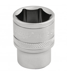 Draper Expert 6 Point Imperial Socket, 3/8 Sq. Dr., 11/16