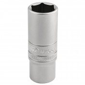 6 Point Metric Deep Socket, 3/8 Sq. Dr., 17mm