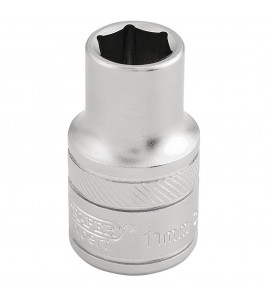 Draper Expert 6 Point Metric Socket, 1/2 Sq. Dr., 11mm