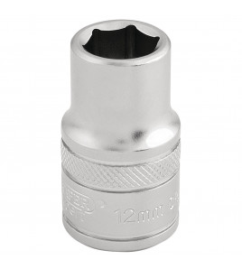 Draper Expert 6 Point Metric Socket, 1/2 Sq. Dr., 12mm