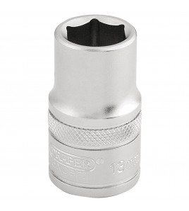Draper Expert 6 Point Metric Socket, 1/2 Sq. Dr., 13mm