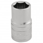 6 Point Metric Socket, 1/2 Sq. Dr., 14mm