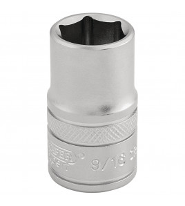 Draper Expert 6 Point Imperial Socket, 1/2 Sq. Dr., 9/16