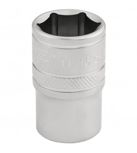 Draper Expert 6 Point Imperial Socket, 1/2 Sq. Dr., 11/16