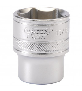 Draper Expert 6 Point Imperial Socket, 1/2 Sq. Dr., 15/16