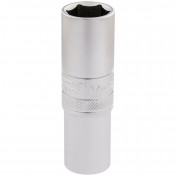 6 Point Metric Deep Socket, 1/2 Sq. Dr., 17mm