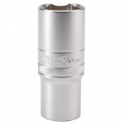 6 Point Metric Deep Socket, 1/2 Sq. Dr., 24mm