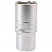 6 Point Metric Deep Socket, 1/2 Sq. Dr., 27mm