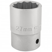 12 Point Socket, 3/4 Sq. Dr., 27mm