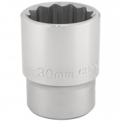 12 Point Socket, 3/4 Sq. Dr., 30mm