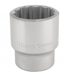 Draper Expert 12 Point Socket, 3/4 Sq. Dr., 36mm