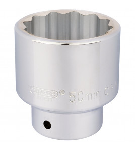 Draper Expert 12 Point Socket, 3/4 Sq. Dr., 50mm