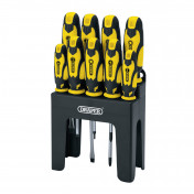 Soft Grip Screwdriver Set, Yellow (9 Piece)