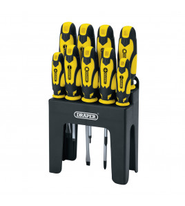 Soft Grip Screwdriver Set, Yellow (9 Piece)
