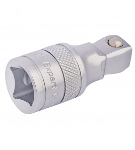 Draper Expert Satin Chrome Wobble Extension Bar, 1/2 Sq. Dr., 50mm