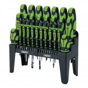 Soft Grip Screwdriver and Bit Set, Green (47 Piece)