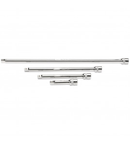 Draper Expert Extension Bar Set, 1/4 Sq. Dr., Polished Chrome (4 Piece)