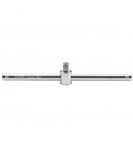 Draper Expert Satin Chrome Sliding T Bar, 1/2 Sq. Dr.