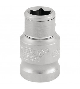 Draper Expert Screwdriver Bit Holding Socket, 3/8 Sq. Dr. x 1/4 Hexagon