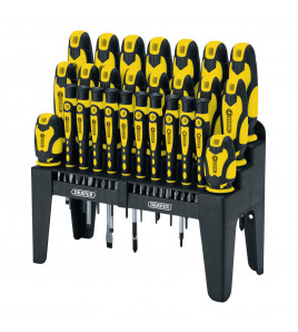 Soft Grip Screwdriver and Bit Set, Yellow (47 Piece)