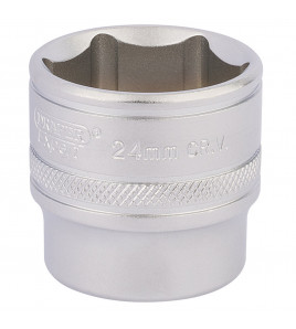 Draper Expert HI-TORQ® 6 Point Socket, 3/8 Sq. Dr., 24mm