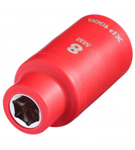 XP1000® VDE Socket, 3/8 Sq. Dr., 8mm