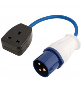 230V Adaptor Lead with 16A Plug to 13A Socket