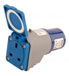 230V Adaptor with 16A Plug to 13A Socket