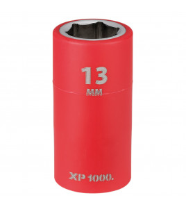 XP1000® VDE Socket, 3/8 Sq. Dr., 13mm