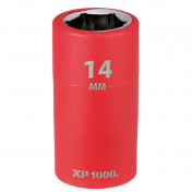 XP1000® VDE Socket, 3/8 Sq. Dr., 14mm