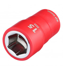 XP1000® VDE Socket, 3/8 Sq. Dr., 15mm