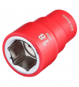 XP1000® VDE Socket, 3/8 Sq. Dr., 18mm